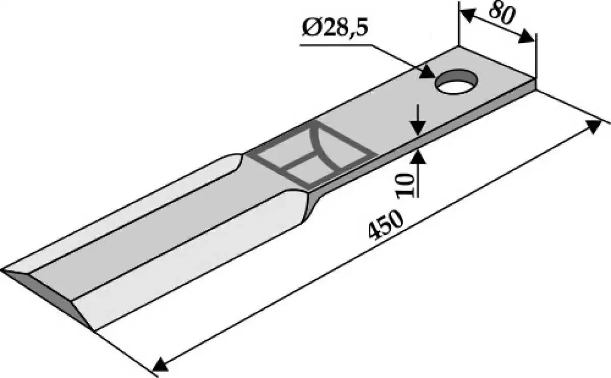 Schlegel 450x80mm